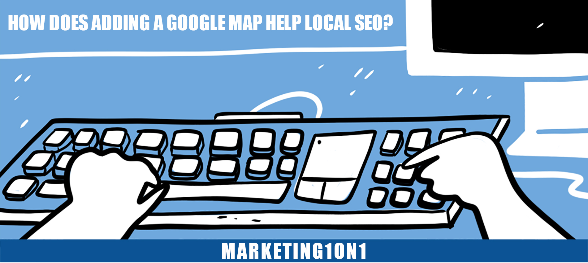 How does adding a google map help local SEO?